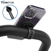 Tenmtoo Magnetic Phone Grip Bar Mount for MagSafe Gym Phone Holder Fitness Bike Mount Compatible with iPhone 15 14 13 12 Series