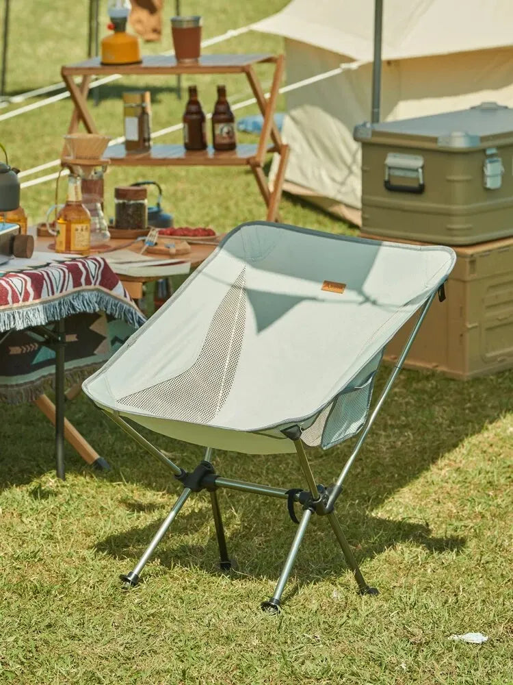 BISINNA Folding Chair Ultralight Detachabl Portable Camping Chair Fishing Chiar for Camping and Tourism Hiking Picnic Seat Tools