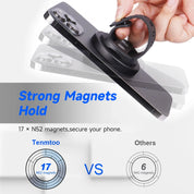 Tenmtoo Magnetic Phone Grip Bar Mount for MagSafe Gym Phone Holder Fitness Bike Mount Compatible with iPhone 15 14 13 12 Series