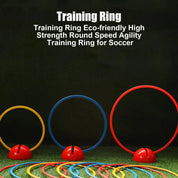 30cm 40cm Football Training Ring Round Speed Agility Training Ring Soccer Speed Agility Training Ring Gym Sports Agility Ring