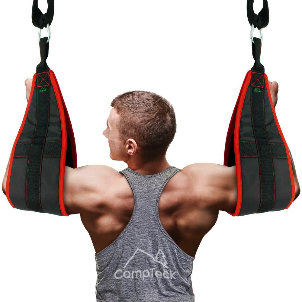 Fitness AB Sling Straps Suspension Rip-Resistant Heavy Duty A Pair For Pull Up Bar Hanging Leg Raiser Gym Home Fitness Equipment