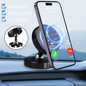 2023 Double Side Strong Magnetic Phone Holder Stand Magnet 720° Rotation Mobile Phone Mount for Car Gym Attach to Metal Surface