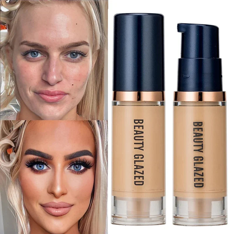 Waterproof Liquid Foundation BB Cream Base Primer Oil-Control F Whitening Moisturizing Concealer Contour Face Makeup Cosmetics