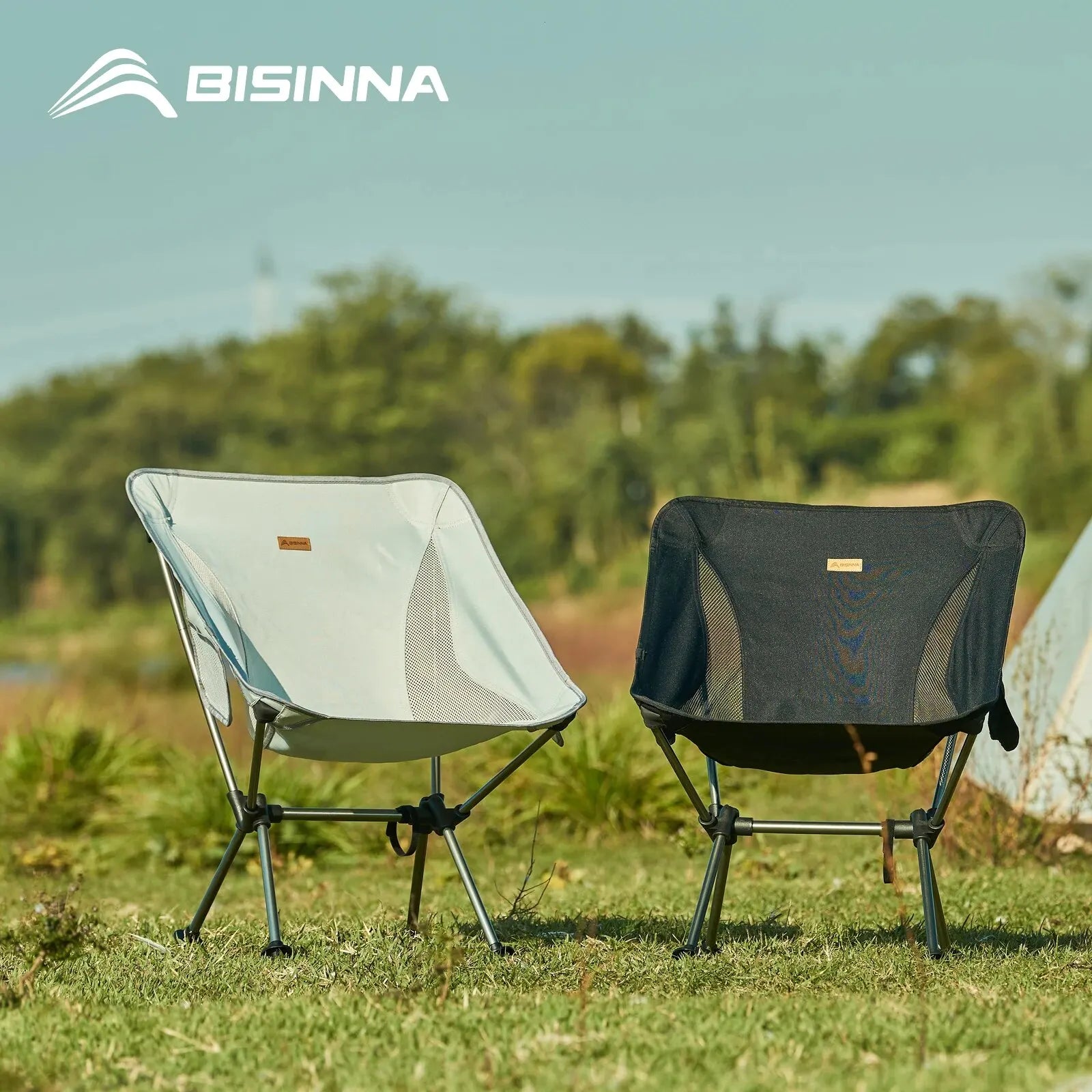 BISINNA Folding Chair Ultralight Detachabl Portable Camping Chair Fishing Chiar for Camping and Tourism Hiking Picnic Seat Tools