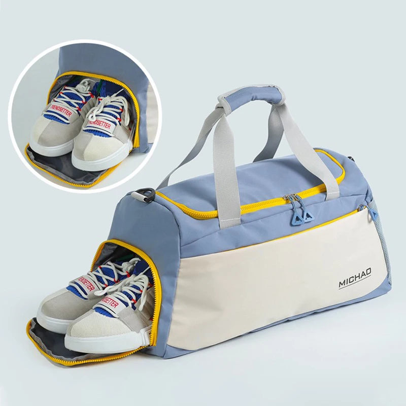 Fashionable Large Capacity Portable Travel Bag Lightweight Short-distance Duffle Bag Storage Messenger Bag Sports Gym Bag