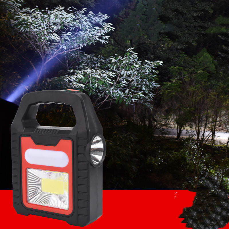 Solar COB Camping Light USB Portable